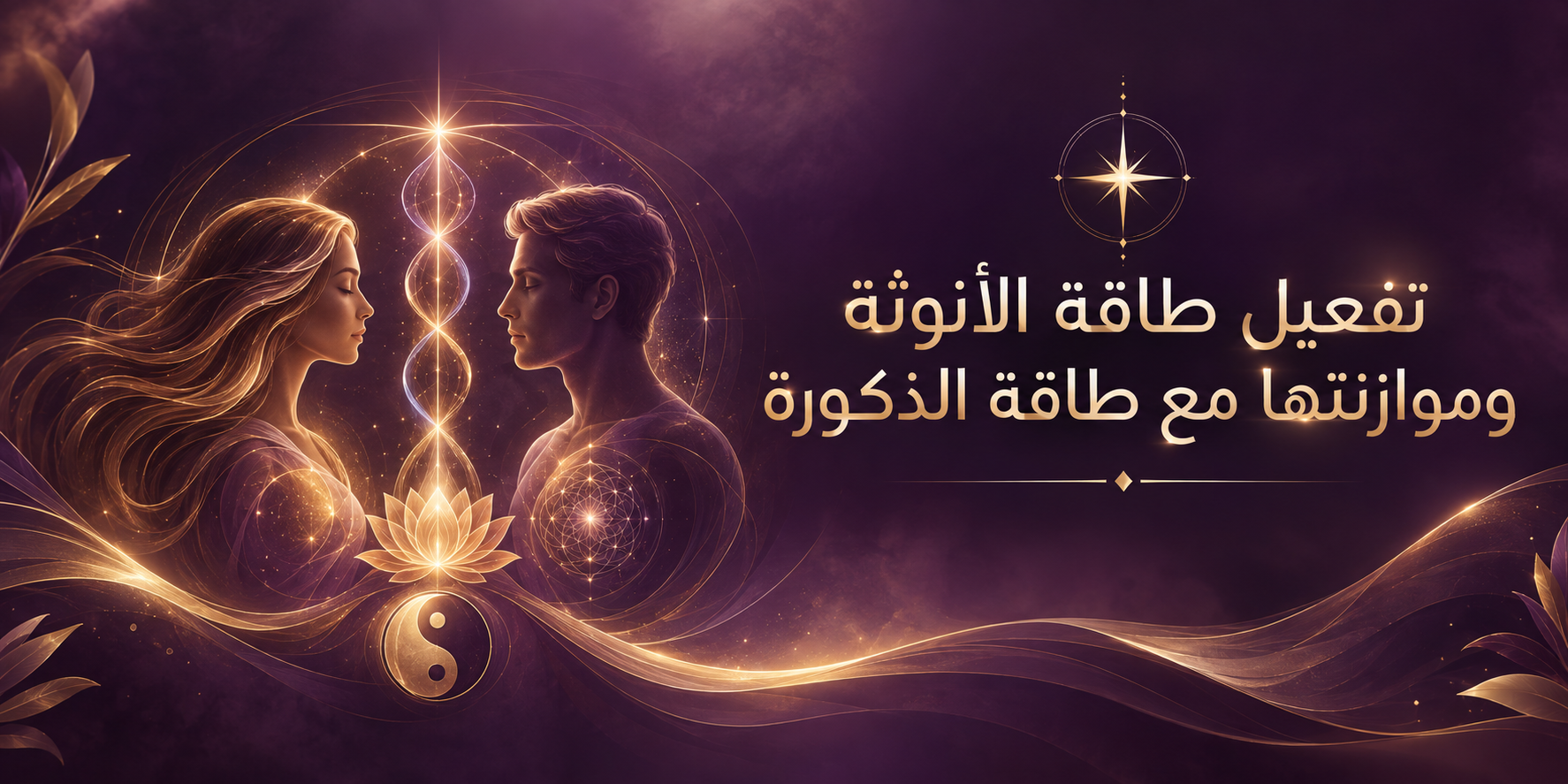 تفعيل طاقة الأنوثة و توازنها مع طاقة الذكورة