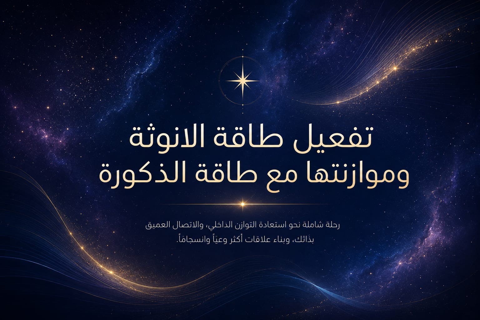 تفعيل طاقة الأنوثة و توازنها مع طاقة الذكورة